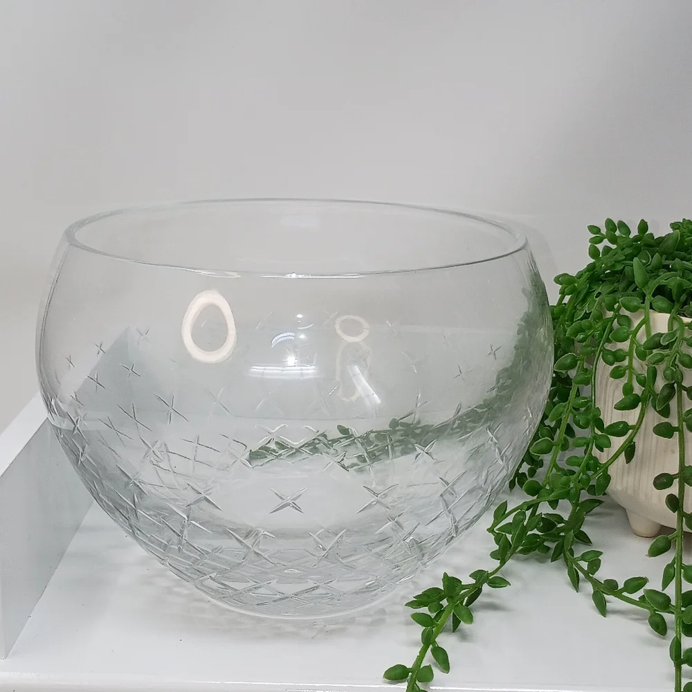 Lauren Ralph Lauren Clear Glass Vase